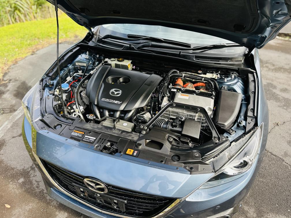 2014 Mazda Axela HYBRID !! HIGH SPEC !! Hatchback Tiptronic, 5 seats, Blue, New Import, Hybrid, 2,000 cc, 68,703 km