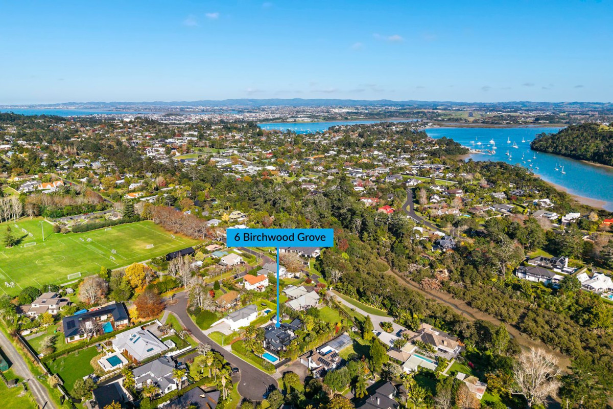 Overseas vendors committed to sell, 1420m2 section, Over 400m2 5 beds 3.5 baths, double garage, swimming pool, Striking cedar architectural home offering resort-style family living, moments from Wainoni Park and local amenities, 6 Birchwood Grove, Greenhithe, Auckland
