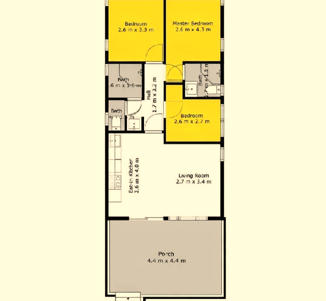 Standalone 3 beds 2 baths house with car parks on 169m2 section, a super-sized storage area with stair access to the ceiling, close to schools, seaside parks, beach, supermarket, 0.9 km to Birkdale North School and Beach Haven School, 1.3 km to Birkdale Intermediate School, 122C Lancaster Road, Beach Haven, Auckland