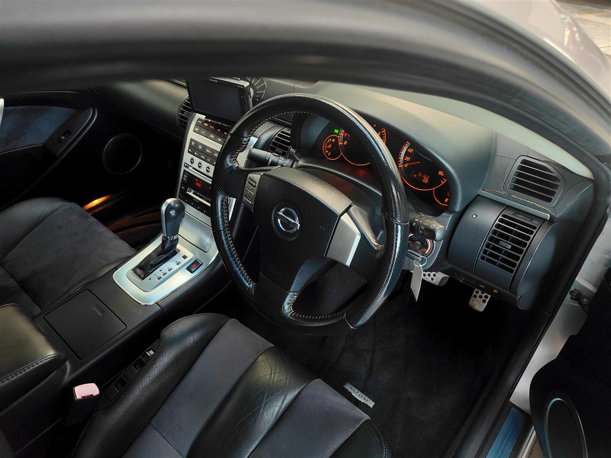 2005 Nissan Skyline 350GT PREMIUM COUPE V6 RWD/JDM Coupe Automatic, 4 seats, Silver, Petrol, 3,500 cc, 75,200 km