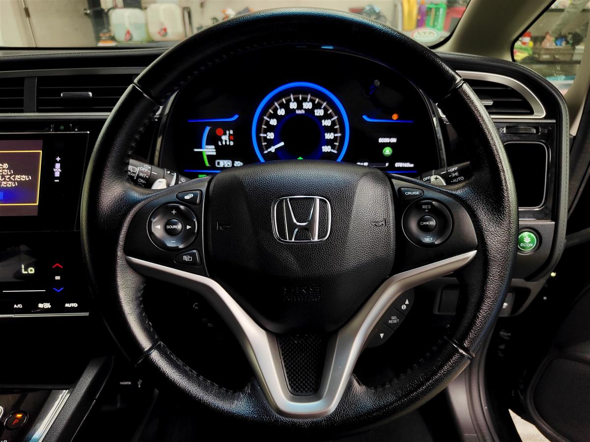 2016 Honda Shuttle Hybrid X STYLE EDITION/GRADE 4/ Hatchback Automatic, 5 seats, Navy Blue, New Import, Hybrid, 1,500 cc, 78,136 km