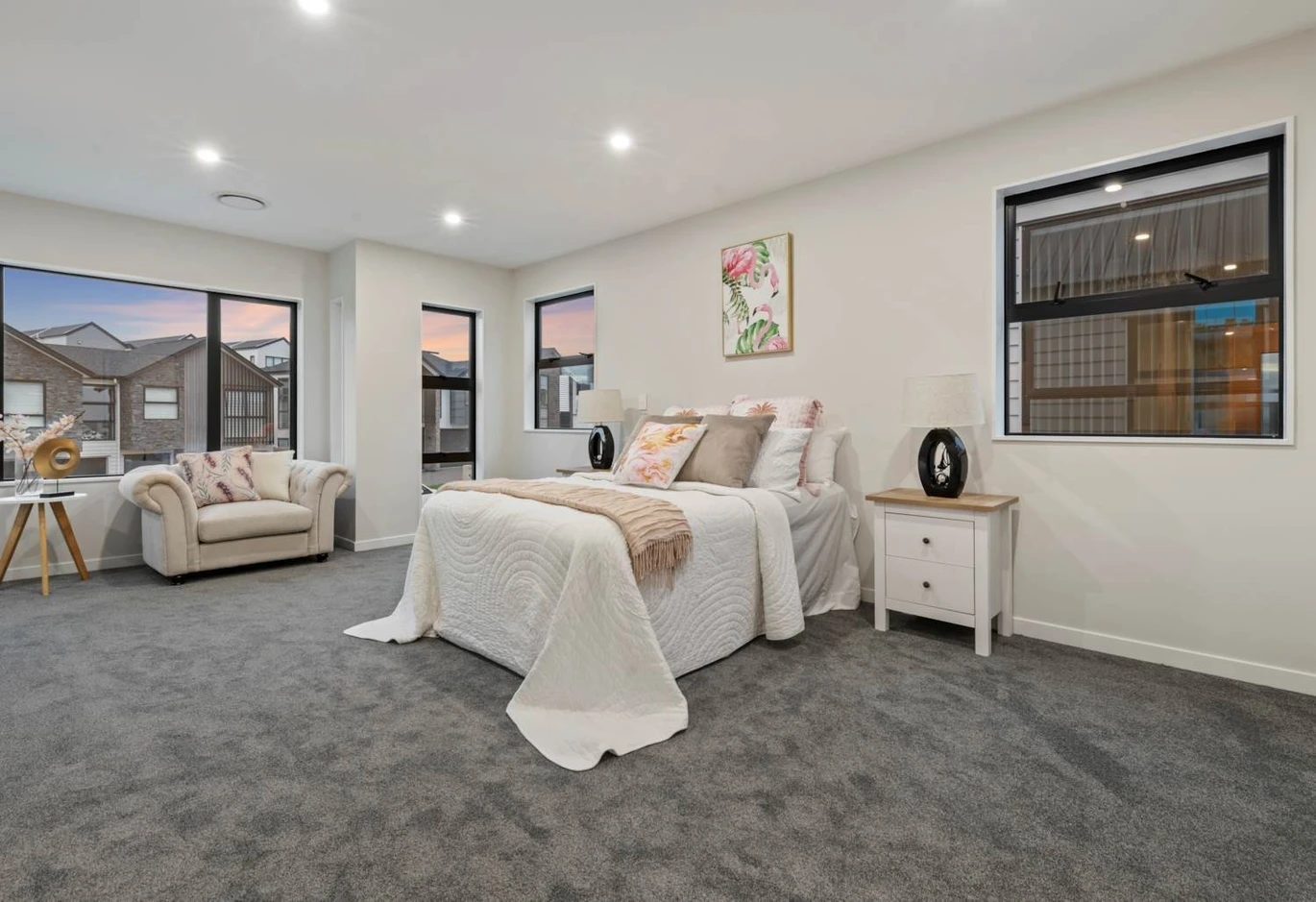 Overseas Bound Owners – Must sell, Offers Over $1,349,000, 2 kitchens, 6 beds (4 ensuites) 5.5 baths house with double garage and 2 beds granny, 12 Woodacre Street Flat Bush, Auckland