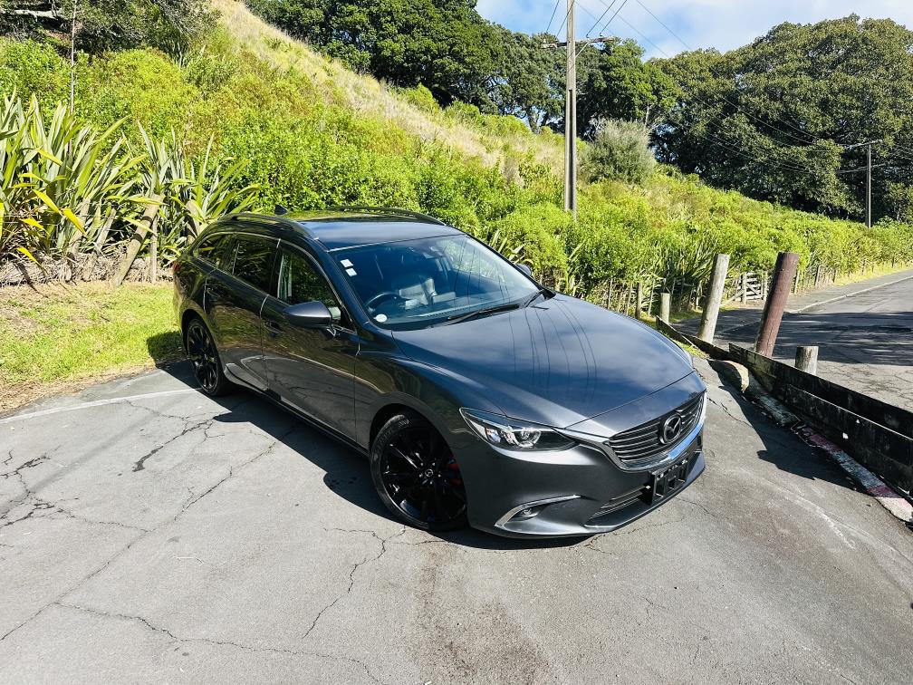 2016 Mazda Atenza 25S SPORTS !! L PACKAGE !! TOP SPEC !! Station Wagon Tiptronic, 5 seats, Grey, New Import, Petrol, 2,500 cc, 74,477 km