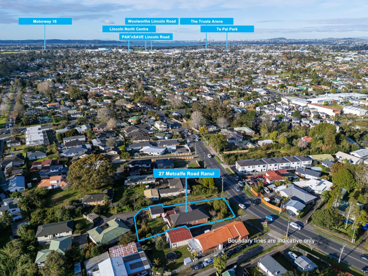 828m2 section, Brick and tile 3 beds 2 baths house with double garage, 27 Metcalfe Road, Ranui, Auckland