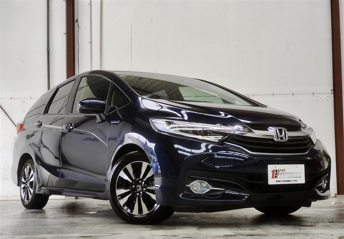 2016 Honda Shuttle Hybrid X STYLE EDITION/GRADE 4/ Hatchback Automatic, 5 seats, Navy Blue, New Import, Hybrid, 1,500 cc, 78,136 km