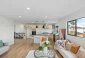 450m2 section, positioned right beside the legendary racecourse, 227m2 5 beds 3.5 baths (3 ensuites with one that doubles as both an ensuite and semi ensuite – see floorplan) with double garage, 58 Nacton Lane Avondale, Auckland