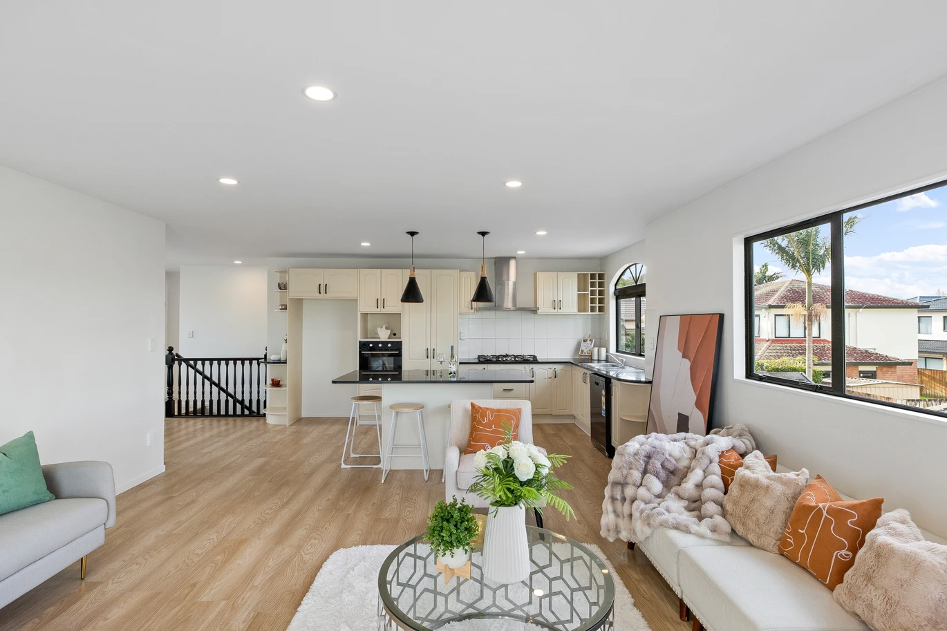 450m2 section, positioned right beside the legendary racecourse, 227m2 5 beds 3.5 baths (3 ensuites with one that doubles as both an ensuite and semi ensuite – see floorplan) with double garage, 58 Nacton Lane Avondale, Auckland