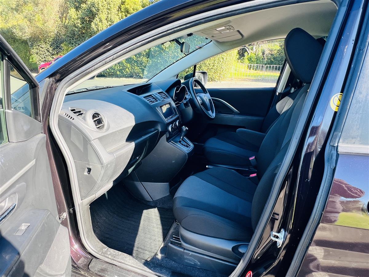 2017 Mazda Premacy APPLE CAR PLAY AUTO DOORS Station Wagon Automatic, 7 seats, Black, Petrol, 2,000 cc, 53,246 km