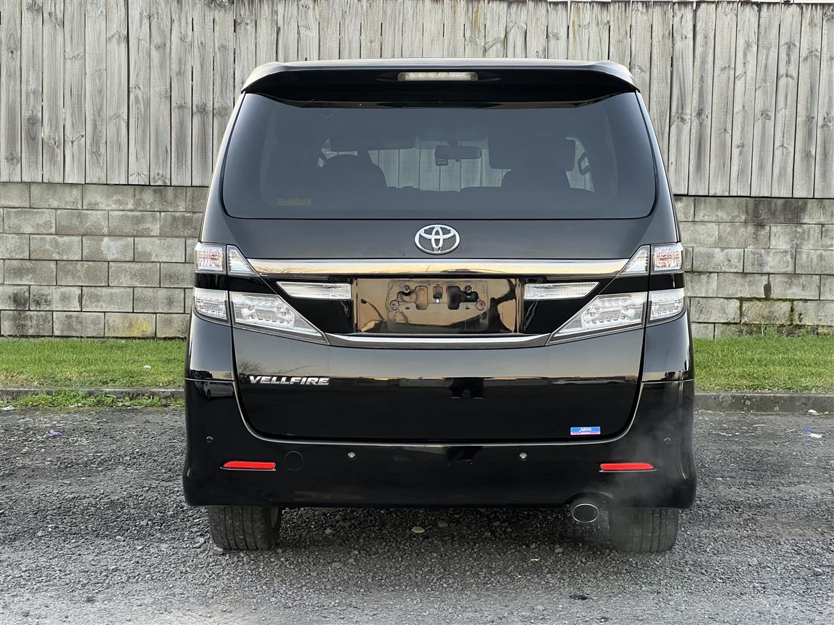 2012 Toyota Vellfire Parking Sensors !! Van Automatic, 8 seats, Black, New Import, Petrol, 2,360 cc, 74,827 km