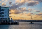 MORTGAGEE SALE, 106m2 Lease hold 2 beds (1 ensuite) 2 baths 1 car park apartment, in the Princess Wharf Shed 20 apartment complex, zoned for Auckland Girls’ Grammar School,60/139 Quay Street, City Centre, Auckland