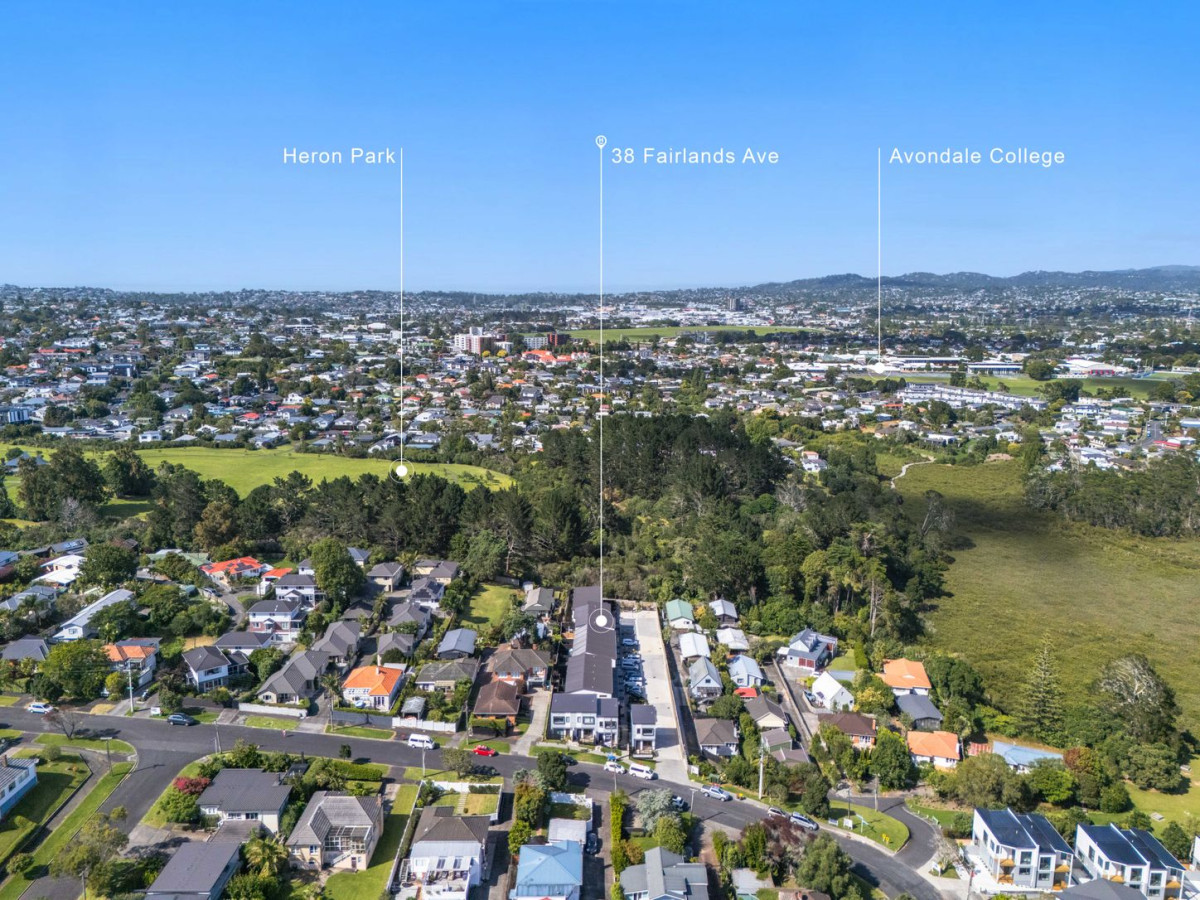 Affordable Brandnew freehold 2 beds 2 baths home with car park, Move-in ready, Located just a short walk to Heron Park and Fairlands Reserve, Lot 20/38 Fairlands Avenue, Waterview, Auckland