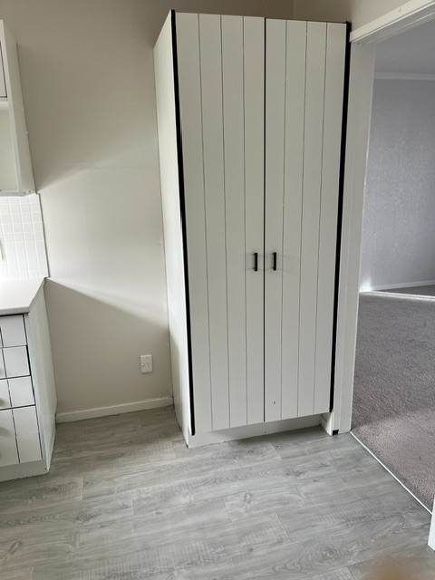 For rent, Pets considered on request, 2 beds 1 nath home, a fully fenced yard with a small private garden, a handy storage room, and car park, available 15th August, 1/31 Abercrombie Street, Howick, Auckland