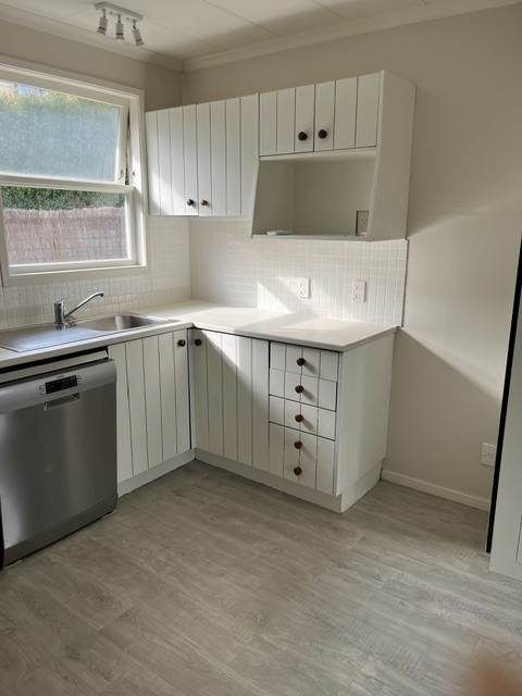 For rent, Pets considered on request, 2 beds 1 nath home, a fully fenced yard with a small private garden, a handy storage room, and car park, available 15th August, 1/31 Abercrombie Street, Howick, Auckland