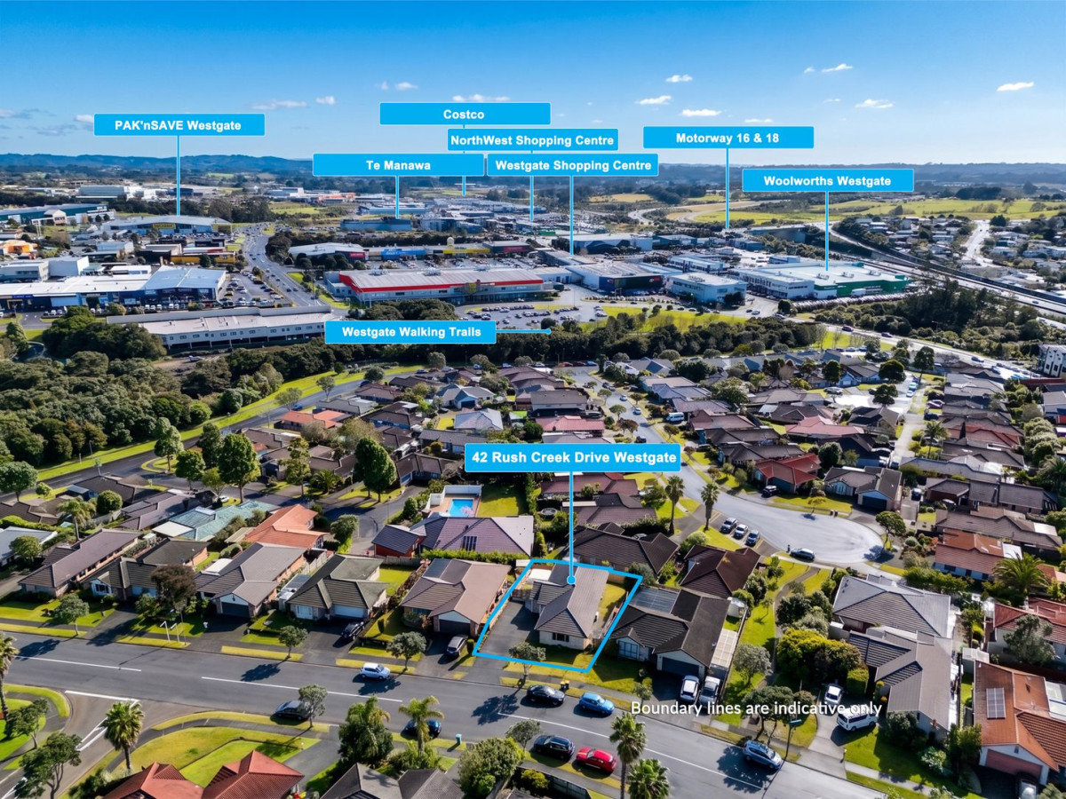 464m2 section, 139m2 Brick and tile 3 beds 2 baths house with double garage, 42 Rush Creek Drive, Westgate, Auckland