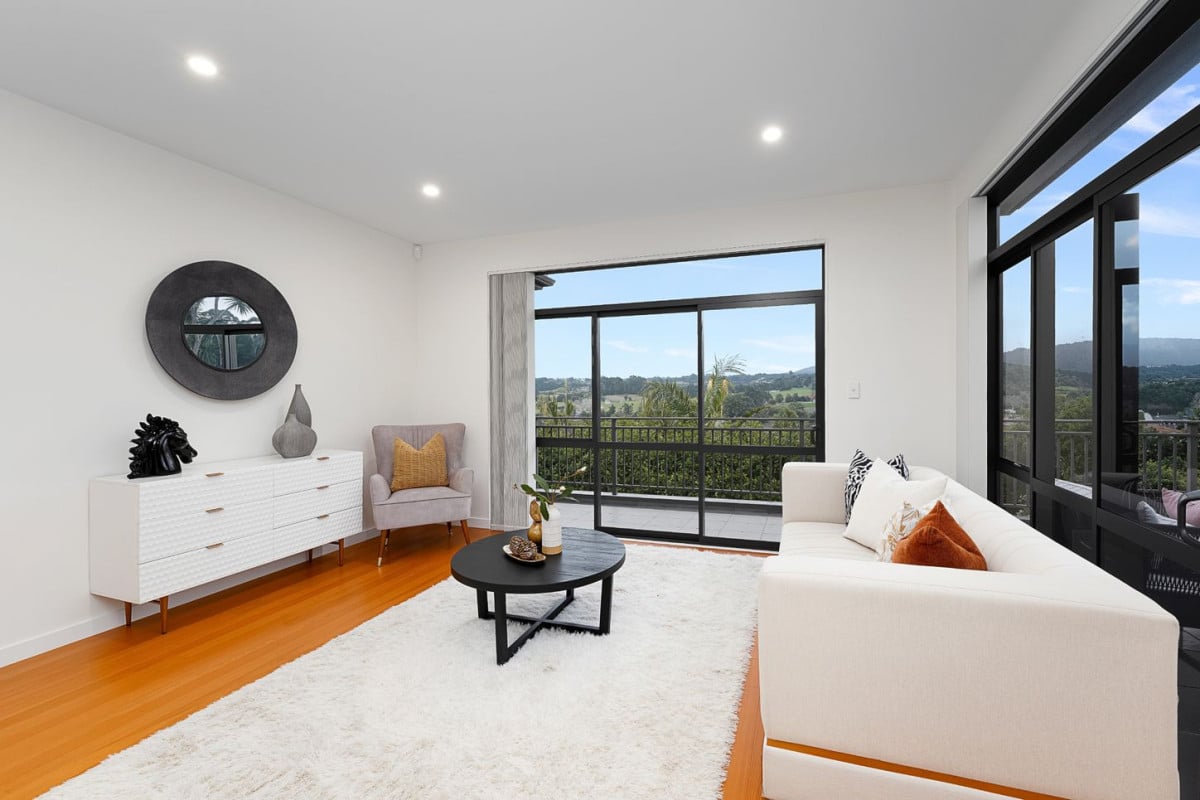 607m2 section, with uninterrupted views of the Waitakere Ranges, 256m2 4 beds 2.5 baths house with double garage, 14 Waltham Street, Henderson, Auckland