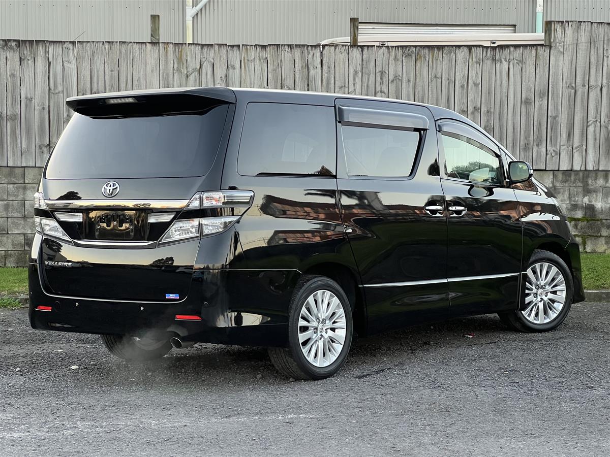 2012 Toyota Vellfire Parking Sensors !! Van Automatic, 8 seats, Black, New Import, Petrol, 2,360 cc, 74,827 km