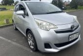 2012 Toyota Ractis /CURRENT WOF AND REGO Hatchback Automatic, 5 seats, Silver, Petrol, 1,320 cc, 57,800 km