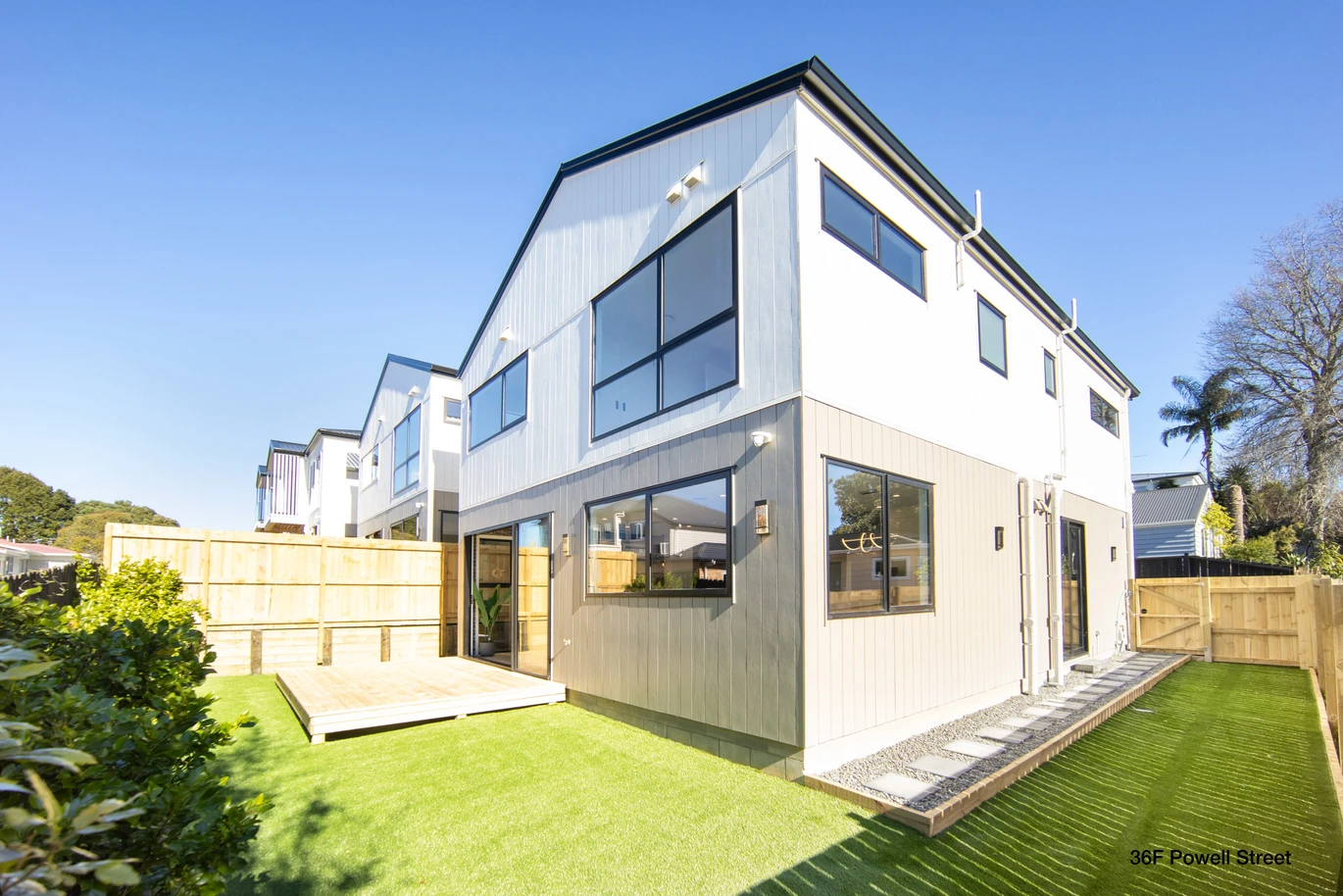 With Sky Tower views, Brandnew standalone 4 beds 2.5/3.5 baths 2 living areas homes with double garage, Central air conditioning, Ventilation system, Underfloor heating, 36 Powell Street Avondale, Auckland