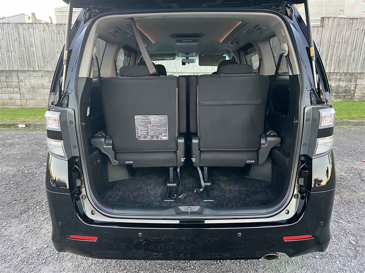 2012 Toyota Vellfire Parking Sensors !! Van Automatic, 8 seats, Black, New Import, Petrol, 2,360 cc, 74,827 km