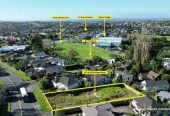 Two Titles – Clear Site, total land size of 930m2, RC approved for 6 dwellings, comprising: 2 standalone 4-bedroom homes, 2 duplex buildings (4 dwellings total), each 3 bedrooms, 5 water meters installed and paid, Power and internet connections completed, Site cleared and prepared, Approx. 50% driveway works completed, Approx. 80% of underground services completed (Three Waters), 273 & 273A Kepa Road Mission Bay, Auckland