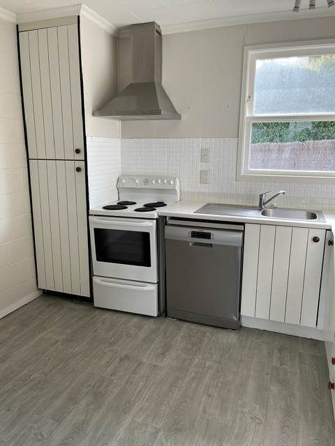 For rent, Pets considered on request, 2 beds 1 nath home, a fully fenced yard with a small private garden, a handy storage room, and car park, available 15th August, 1/31 Abercrombie Street, Howick, Auckland