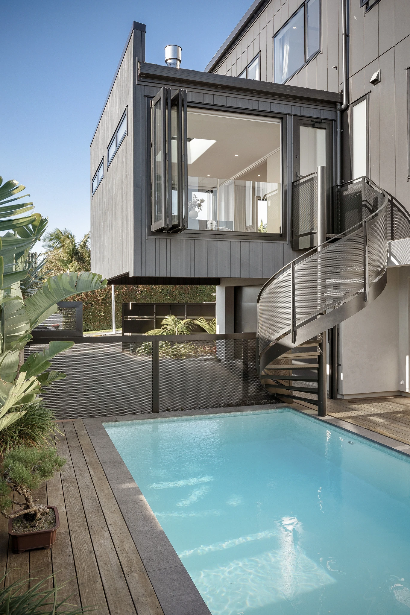 Pinnacle Bays Living | Zen, Water & Luxury, 374m2 Luxury 5 beds (5 ensuites) 5.5 baths house with double garage, swimming pool, and even a spectacular ‘sky lounge and office’ attic space, owners are onto new adventures and their instructions to sell are crystal clear, 2 Glen Atkinson Street St Heliers, Auckland