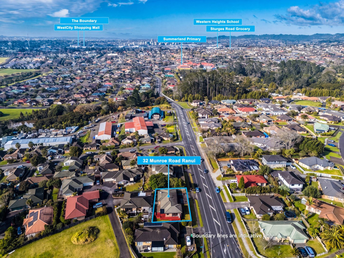444m2 section, 150m2 Brick and tile 3 beds 2 baths house with double garage, 32 Munroe Road, Ranui, Auckland