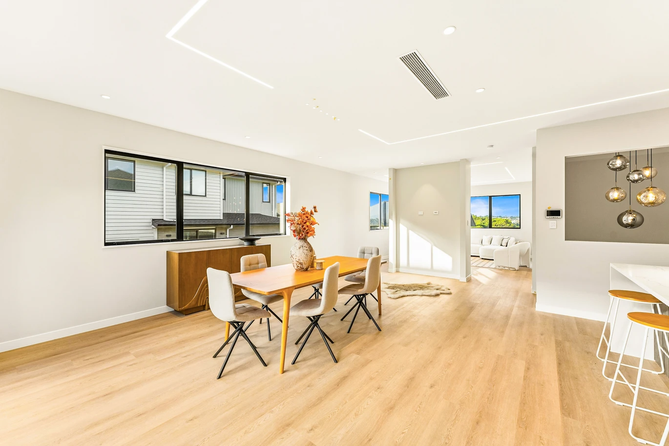 561m2 section, 2 kitchens, 289m2 Brandnew 6 beds (1 ensuite) 4 baths house with double garage and 2 beds granny downstairs, Underfloor heating in all bathrooms, Central air conditioning upstairs and a separate heat pump downstairs, 12 Saw Lane Swanson,, Auckland
