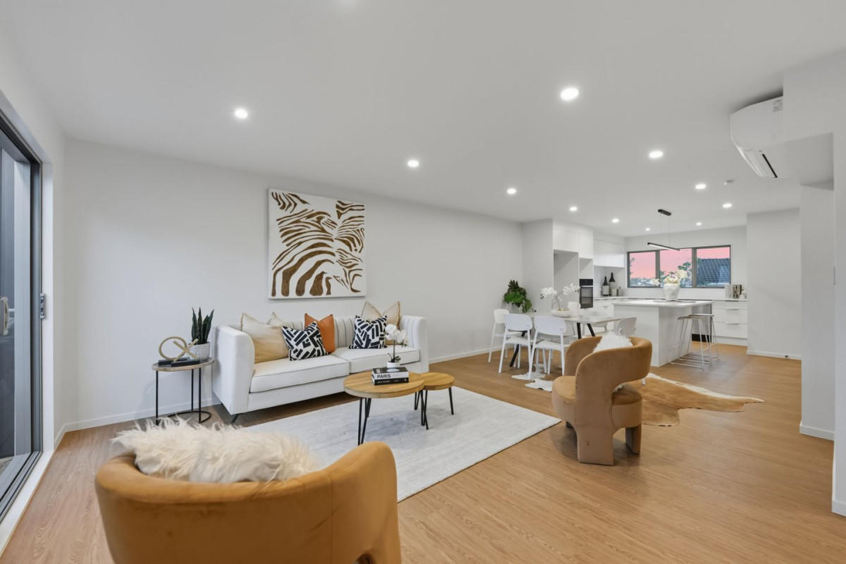Elevated Living | Sky Tower Views | Westlake Zone, Brandnew freehold 3 beds 3.5 baths home with garage, 72B Sycamore Drive, Sunnynook, Auckland