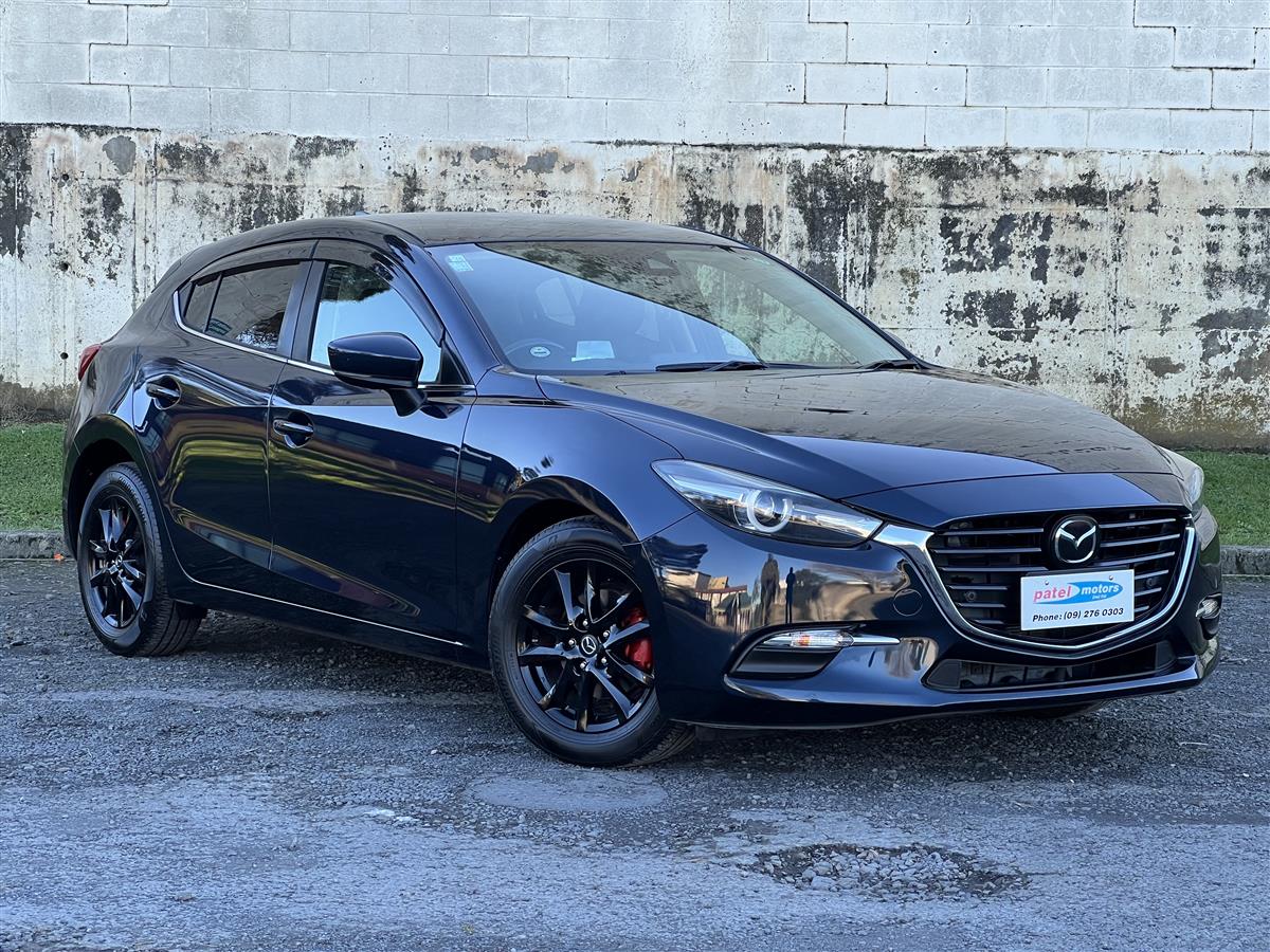 2016 Mazda Axela Lane Departure Alert !! Adaptive Cruise !! Hatchback Automatic, 5 seats, Blue, New Import, Petrol, 1,490 cc, 90,159 km