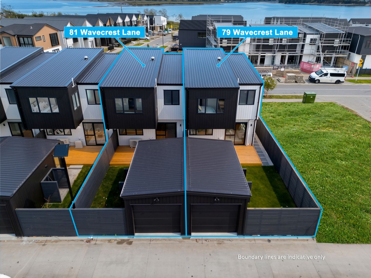 125m2 3 beds + study 2.5 baths home with a standalone garage, 79 Wavecrest Lane, Hobsonville, Auckland