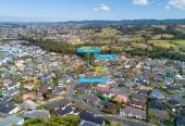 607m2 section, with uninterrupted views of the Waitakere Ranges, 256m2 4 beds 2.5 baths house with double garage, 14 Waltham Street, Henderson, Auckland