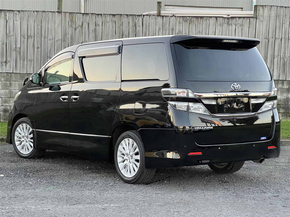 2012 Toyota Vellfire Parking Sensors !! Van Automatic, 8 seats, Black, New Import, Petrol, 2,360 cc, 74,827 km