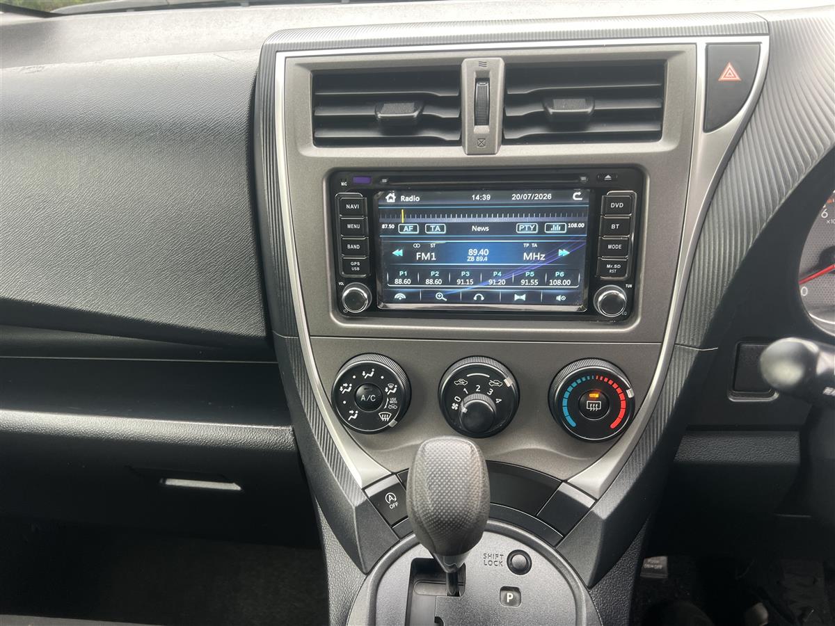 2012 Toyota Ractis /CURRENT WOF AND REGO Hatchback Automatic, 5 seats, Silver, Petrol, 1,320 cc, 57,800 km