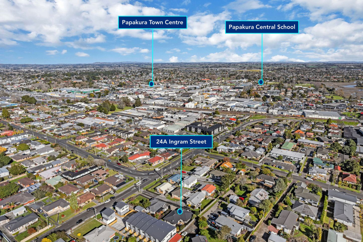 488m2 section, 136m2 Standalone 3 beds 2 baths house with garage, 24A Ingram Street, Papakura, Auckland
