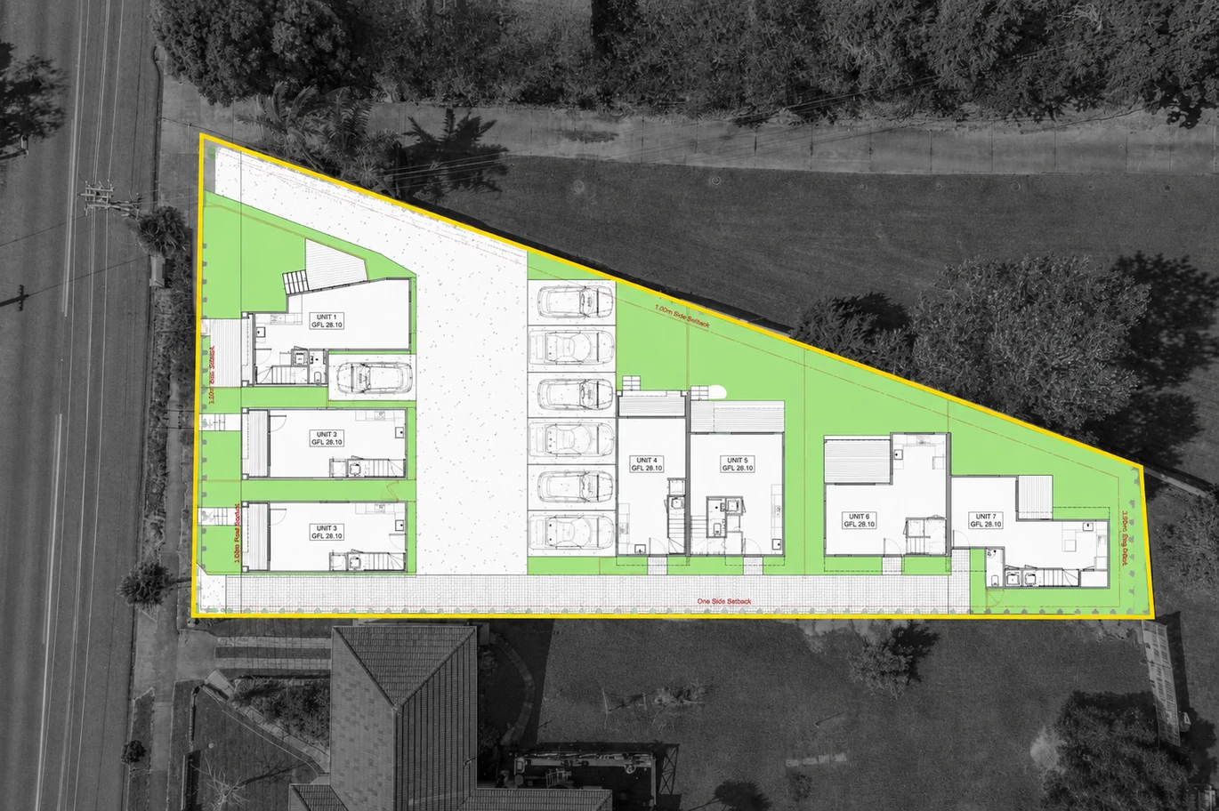 951m2 section, RC in Progress for 7 Lots (Three standalone houses and four duplexes, all two-storeys), The RC is done up to S92 stage, for the new owner can take over. 5 beds 3 baths house with garage, **NOTE: The house on site has recently had a fire incident and the house is currently not in a livable condition**, 69 McLeod Road Te Atatu South, Auckland