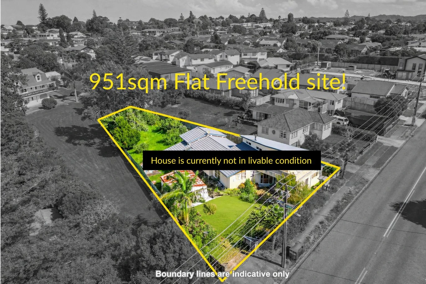 951m2 section, RC in Progress for 7 Lots (Three standalone houses and four duplexes, all two-storeys), The RC is done up to S92 stage, for the new owner can take over. 5 beds 3 baths house with garage, **NOTE: The house on site has recently had a fire incident and the house is currently not in a livable condition**, 69 McLeod Road Te Atatu South, Auckland