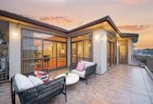 607m2 section, with uninterrupted views of the Waitakere Ranges, 256m2 4 beds 2.5 baths house with double garage, 14 Waltham Street, Henderson, Auckland