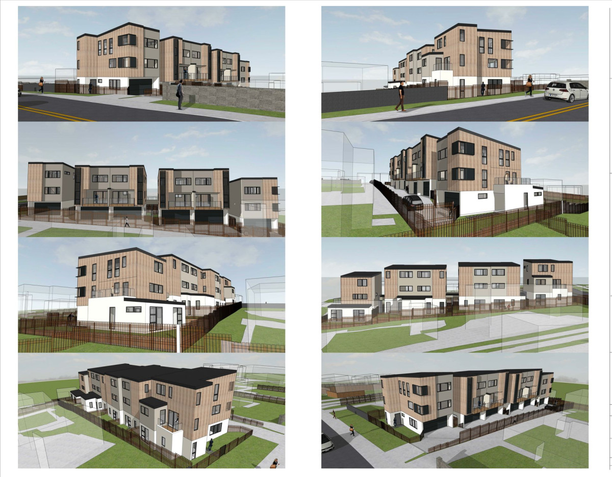 Two Titles – Clear Site, total land size of 930m2, RC approved for 6 dwellings, comprising: 2 standalone 4-bedroom homes, 2 duplex buildings (4 dwellings total), each 3 bedrooms, 5 water meters installed and paid, Power and internet connections completed, Site cleared and prepared, Approx. 50% driveway works completed, Approx. 80% of underground services completed (Three Waters), 273 & 273A Kepa Road Mission Bay, Auckland