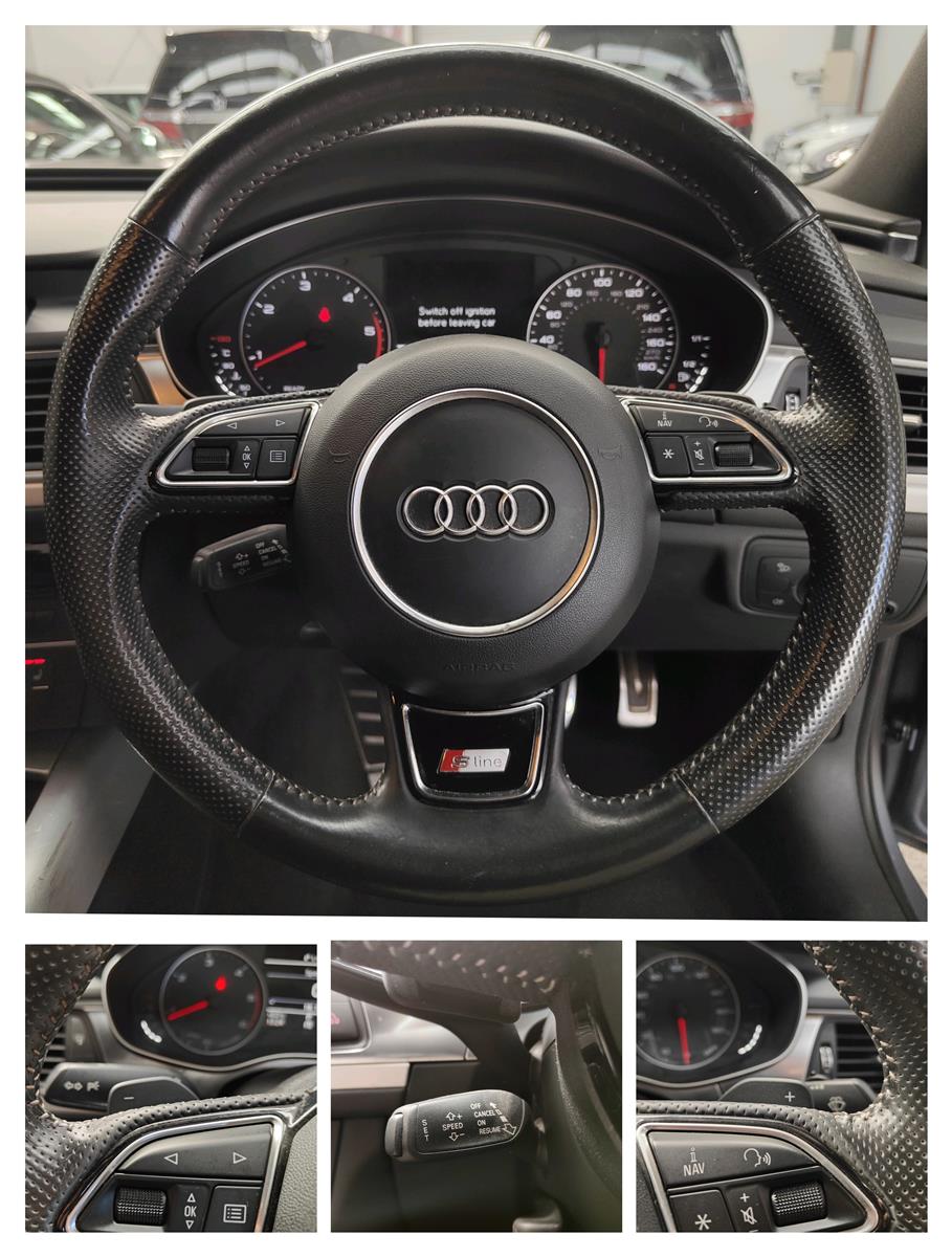 2016 Audi A6 QUATTRO S-LINE 2.0 TDI/LEATHER SEAT/PARKING AID Sedan Automatic, 5 seats, Grey, Diesel, 1,968 cc, New WOF, 57,070 km