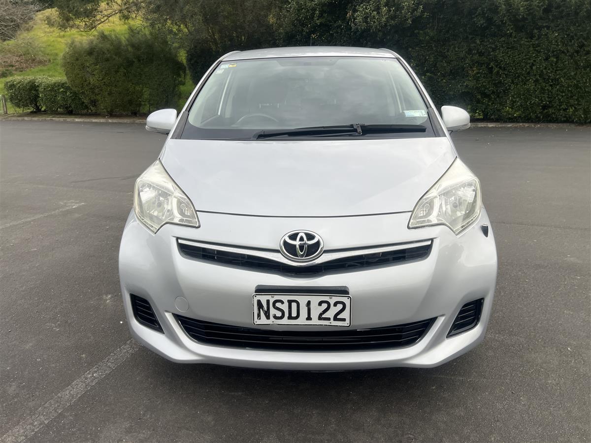 2012 Toyota Ractis /CURRENT WOF AND REGO Hatchback Automatic, 5 seats, Silver, Petrol, 1,320 cc, 57,800 km