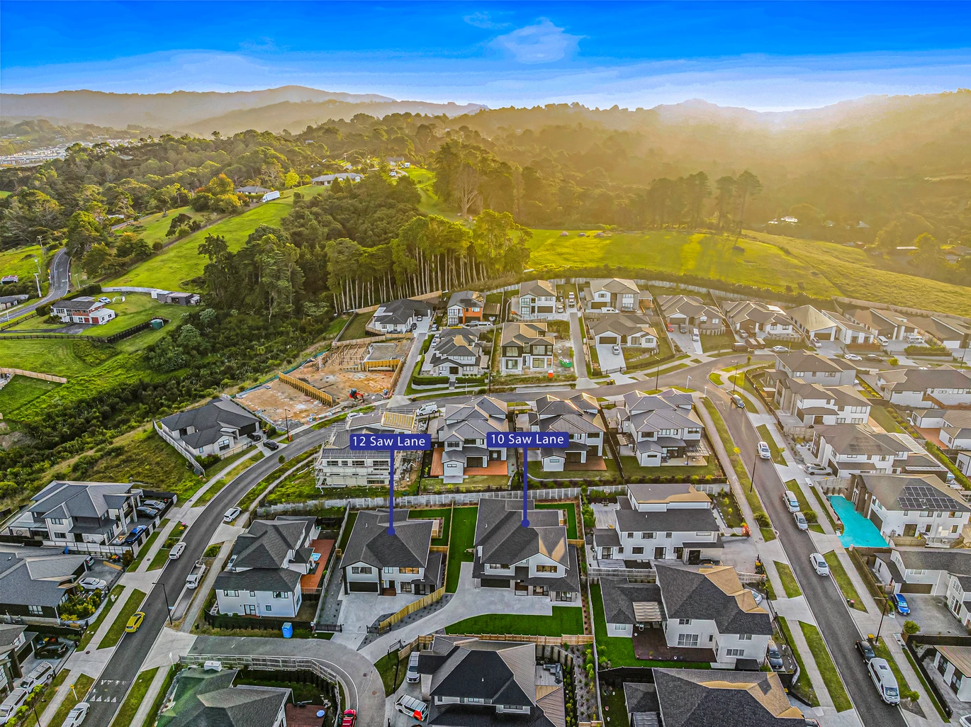 561m2 section, 2 kitchens, 289m2 Brandnew 6 beds (1 ensuite) 4 baths house with double garage and 2 beds granny downstairs, Underfloor heating in all bathrooms, Central air conditioning upstairs and a separate heat pump downstairs, 12 Saw Lane Swanson,, Auckland