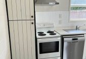 For rent, Pets considered on request, 2 beds 1 nath home, a fully fenced yard with a small private garden, a handy storage room, and car park, available 15th August, 1/31 Abercrombie Street, Howick, Auckland