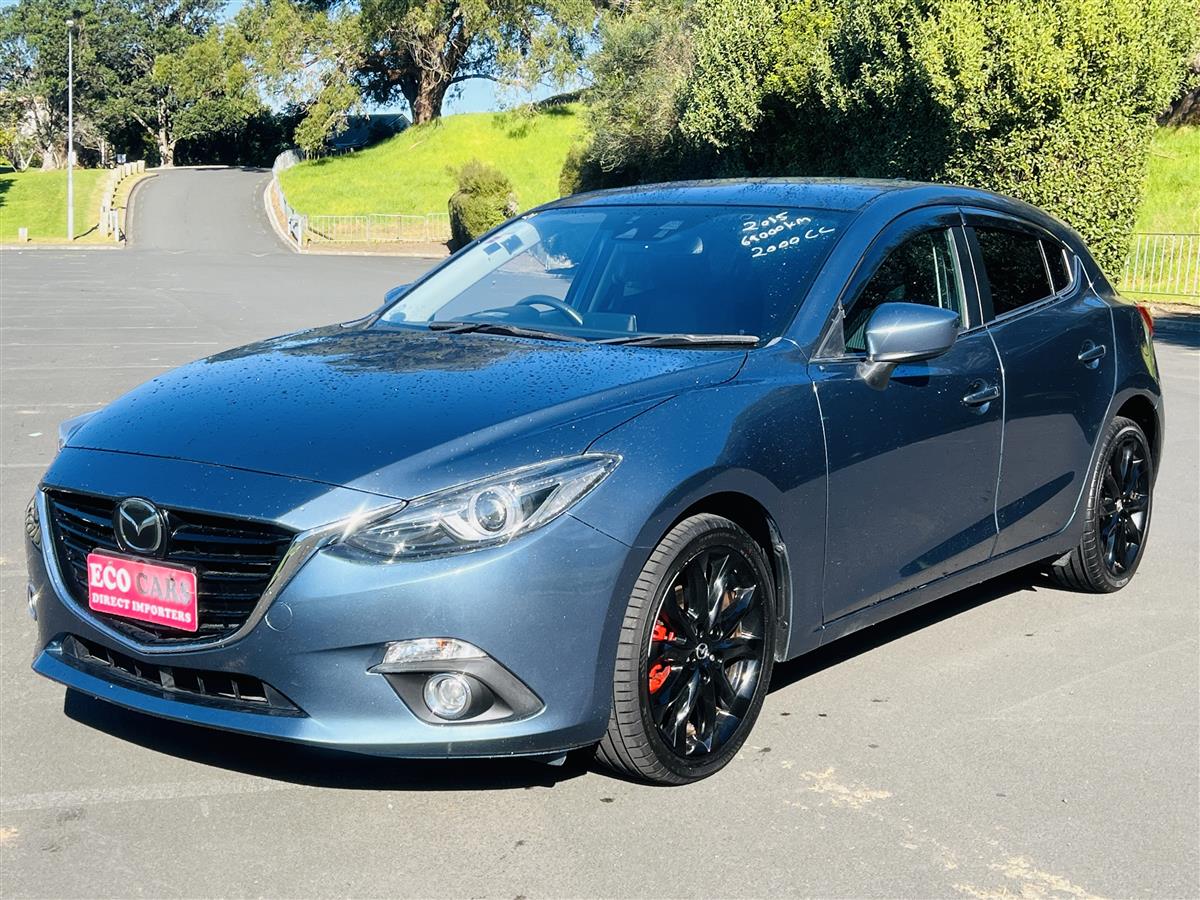 2015 Mazda Axela 2.0S ADAPTIVE CRUISE CONTROL HUD Hatchback Automatic, 5 seats, Blue, Petrol, 2,000 cc, 69,060 km