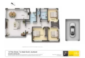 410m2 section, Affordable 3 beds 1 bath house with Separate garage, 13 Poto Street Te Atatu South,, Auckland