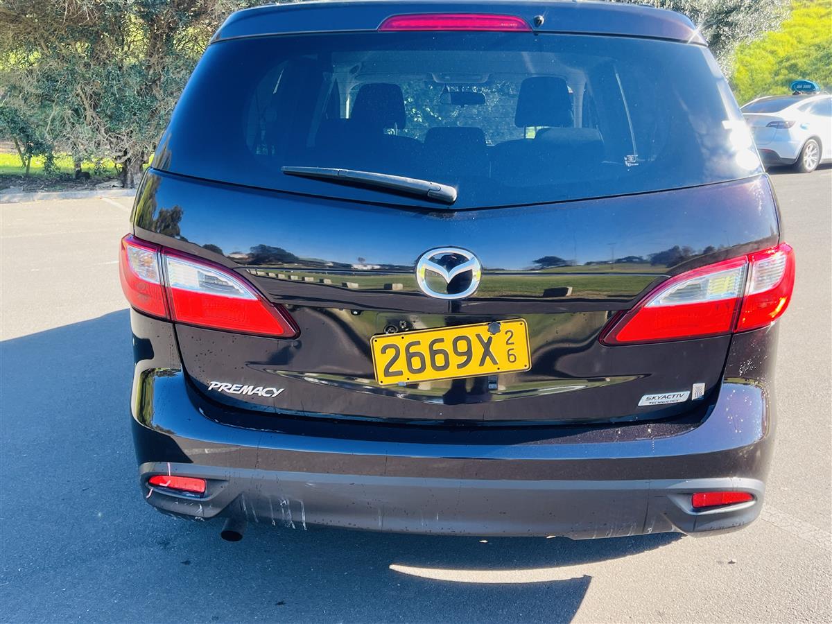2017 Mazda Premacy APPLE CAR PLAY AUTO DOORS Station Wagon Automatic, 7 seats, Black, Petrol, 2,000 cc, 53,246 km