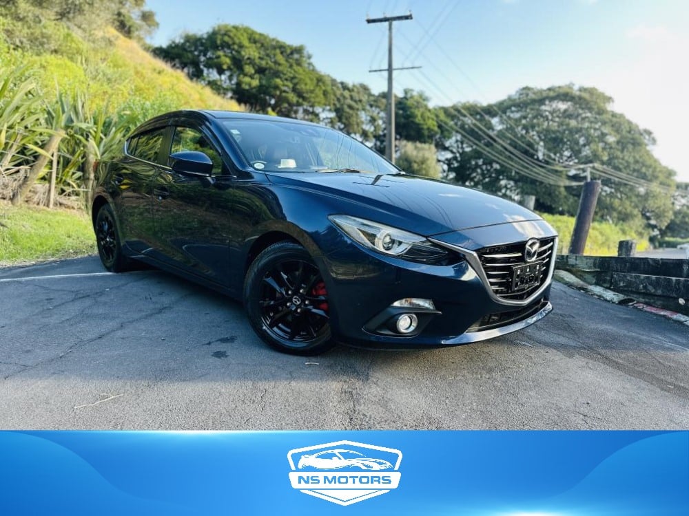 2014 Mazda Axela HYBRID !! L PACKAGE !! TOP SPEC !! Sedan Tiptronic, 5 seats, Blue, New Import, Hybrid, 2,000 cc, 78,020 km