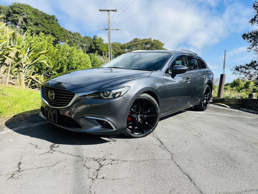 2016 Mazda Atenza 25S SPORTS !! L PACKAGE !! TOP SPEC !! Station Wagon Tiptronic, 5 seats, Grey, New Import, Petrol, 2,500 cc, 74,477 km