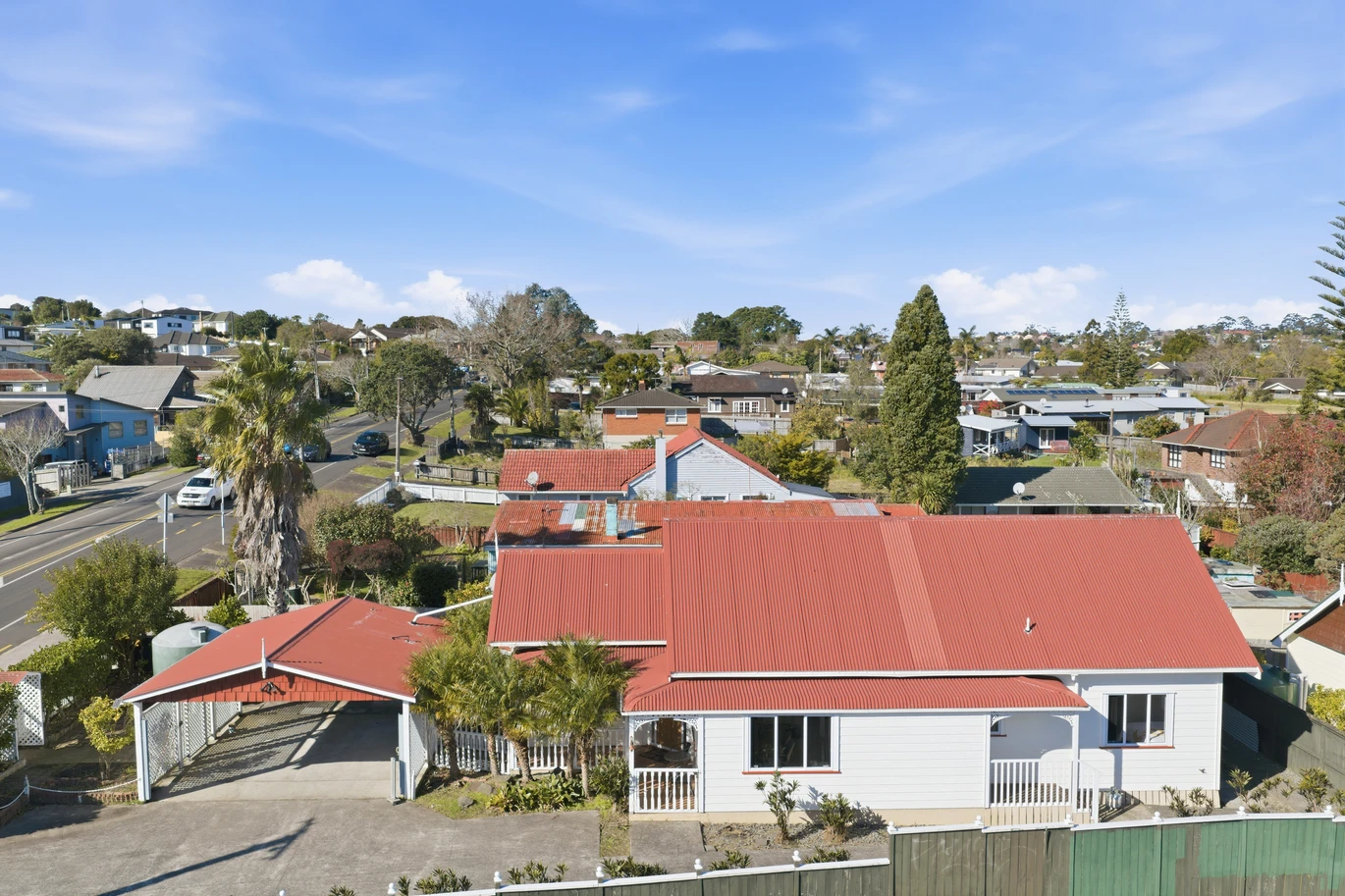 400m2 section, Renovated 3 beds 2 baths house with double carport, 33 View Road Henderson, Auckland