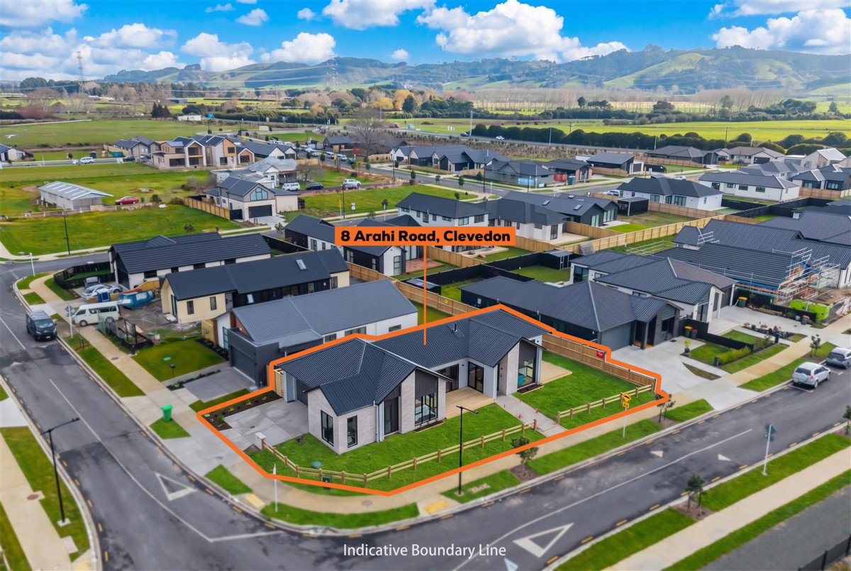 502m2 section, 175m2 Brandnew 4 beds 2.5 baths house with double garage, 8 Arahi Road, Clevedon, Auckland
